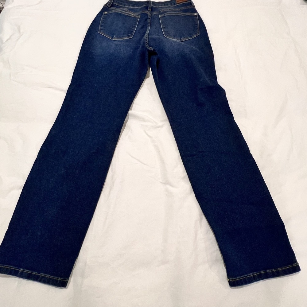 Judy Blue Boyfriend Fit Jeans Women Jr Sz 5/27 Blue Stretch Denim Thrashed 27X29 - Picture 2 of 8